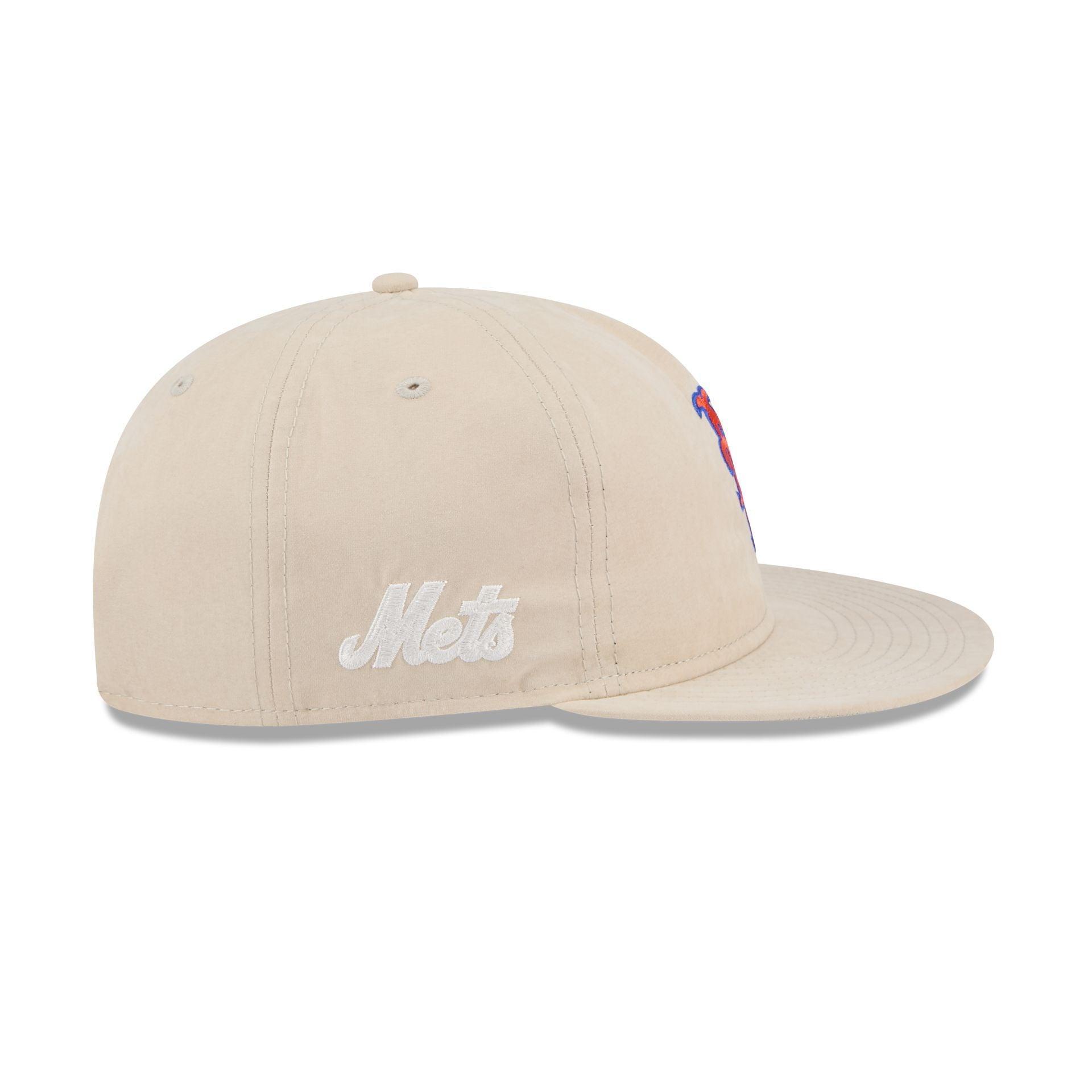 New York Mets Brushed Nylon Retro Crown 9FIFTY Adjustable Hat Male Product Image