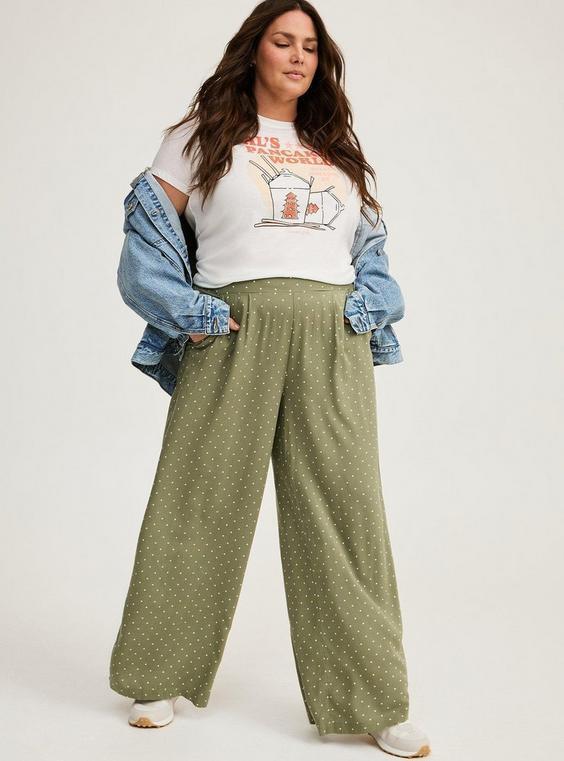 Pull-On Wide Leg Pant Product Image