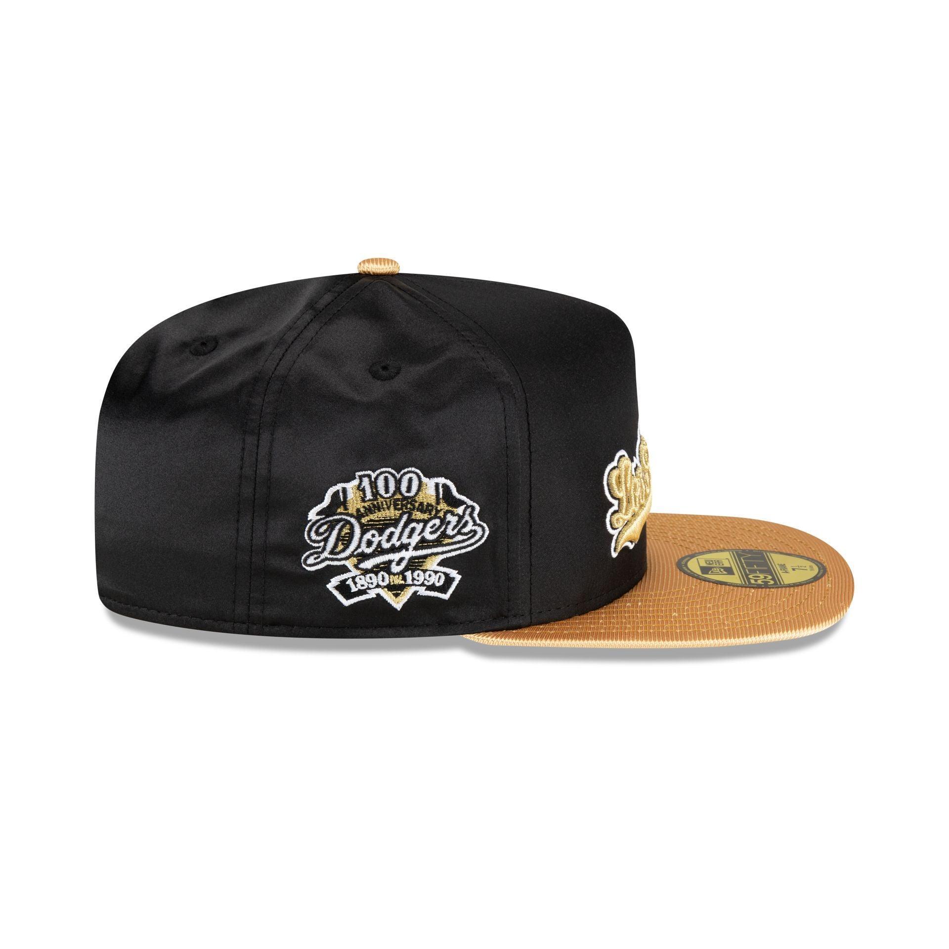 Los Angeles Dodgers Metallic Gold 59FIFTY A-Frame Fitted Hat Male Product Image