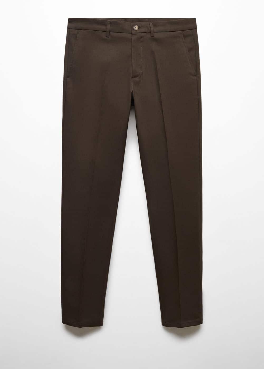 MANGO MAN - Slim fit chino trousers chocolateMen Product Image