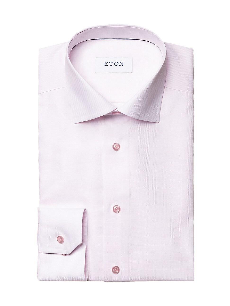 Mens Slim Fit Twill Dress Shirt Product Image