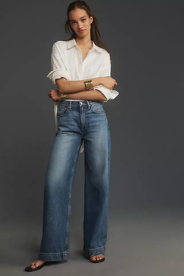 Ética Devon Mid-Rise Wide-Leg Jeans Product Image