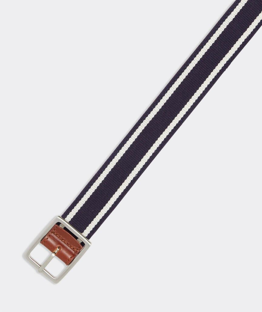 Leather & Webbing Reversible Belt Product Image