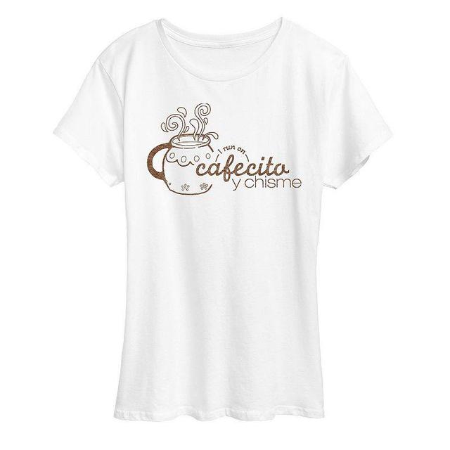 Womens Cafecito Y Chisme Graphic Tee, Girls Product Image