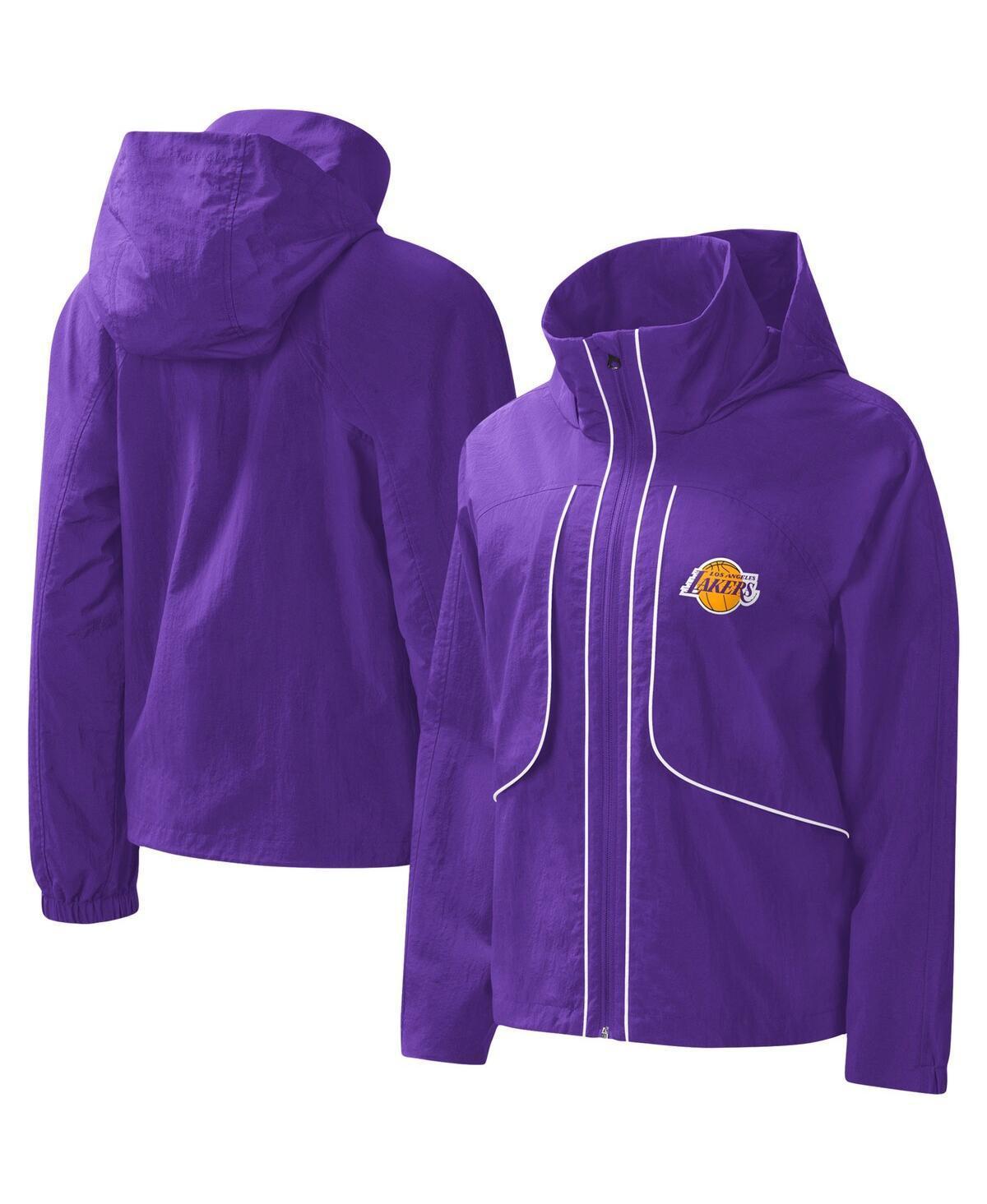 Women's Royal Golden State Warriors Last Shot Full-Zip Hoodie Jacket Product Image