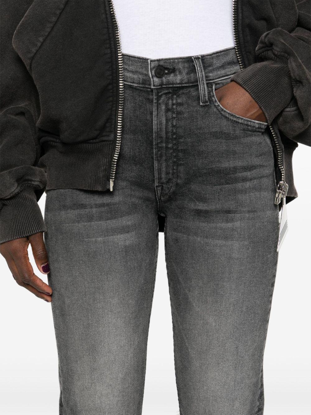 MOTHER Slim Denim Jeans In Grey Product Image