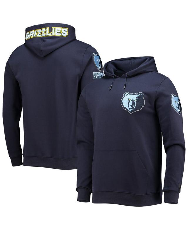 Mens Pro Standard Navy Memphis Grizzlies Logo Pullover Hoodie Product Image