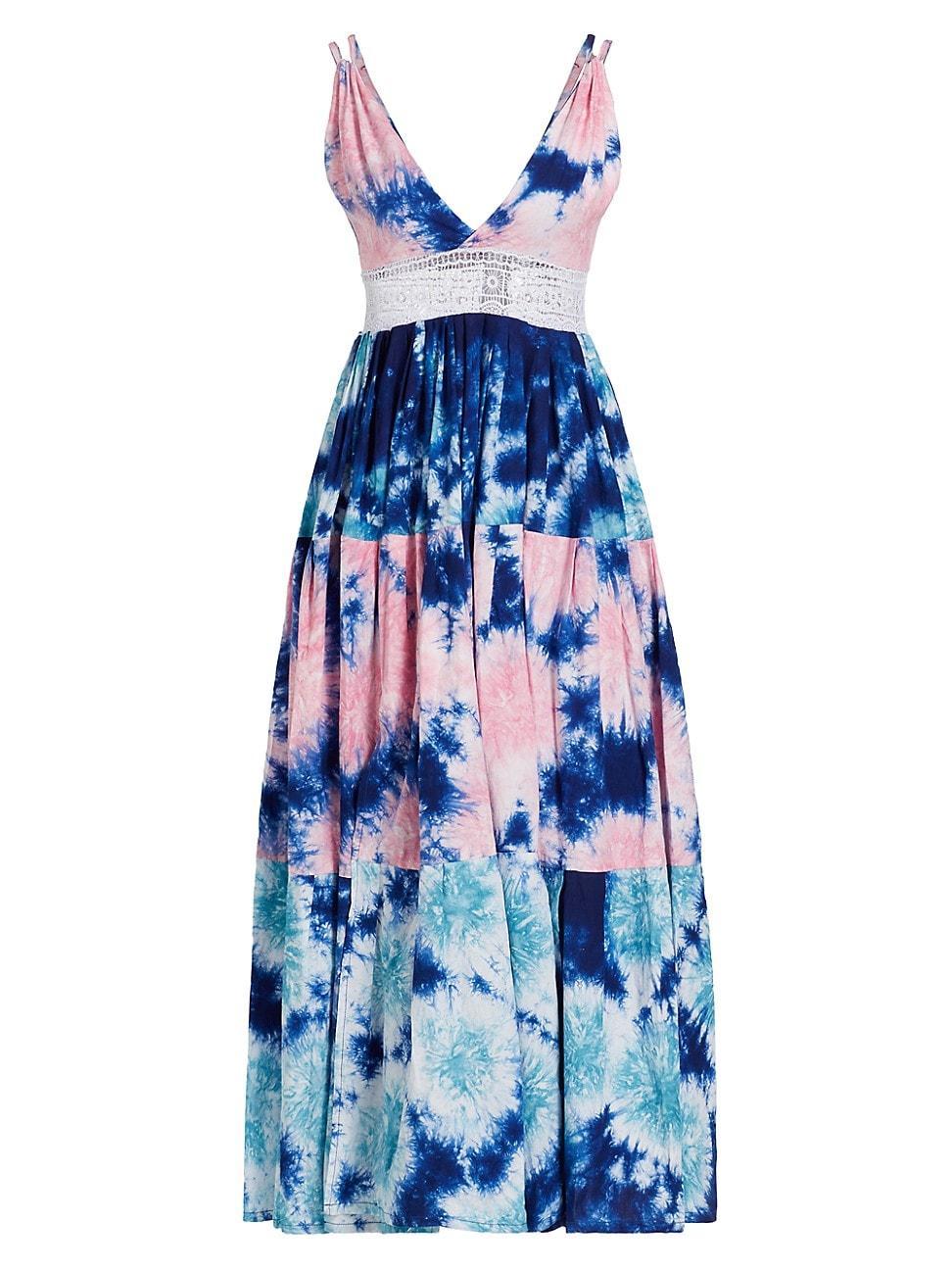 Womens Boyedga Tie-Dye Midi-Dress Product Image