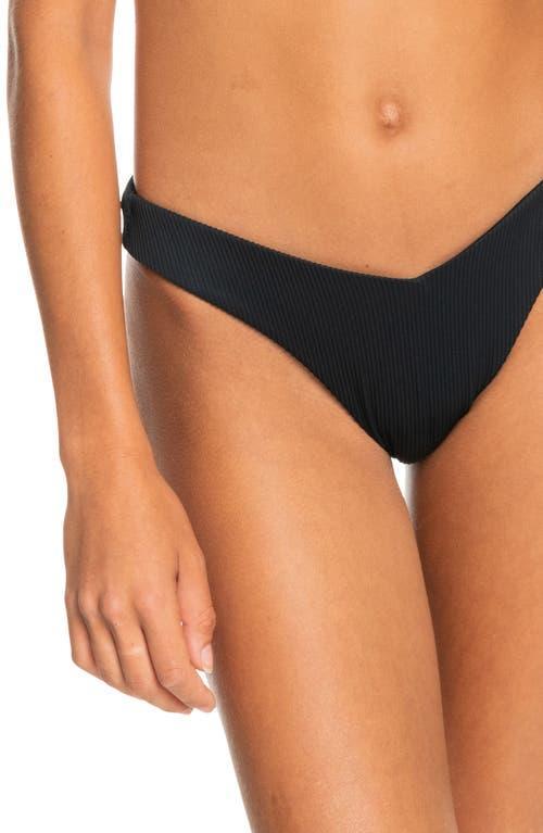 Rib Roxy Love High Leg Cheeky Bikini Bottoms Product Image