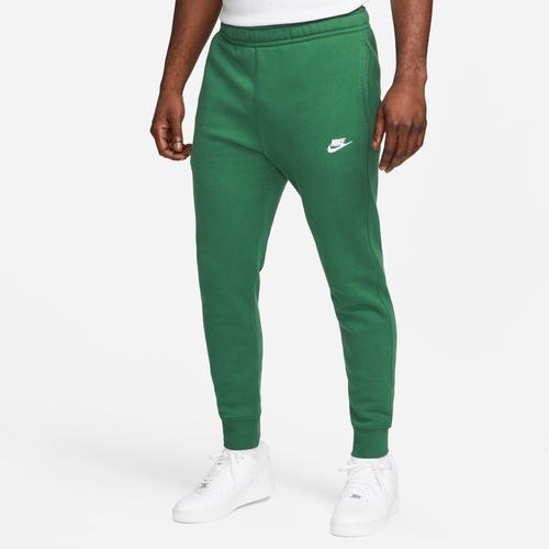 Nike Mens Club Joggers - White/Green Product Image