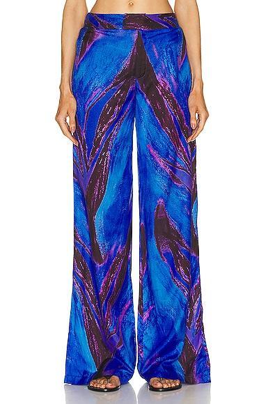 Louisa Ballou Wide Leg Trouser Royal. (also in ). Product Image