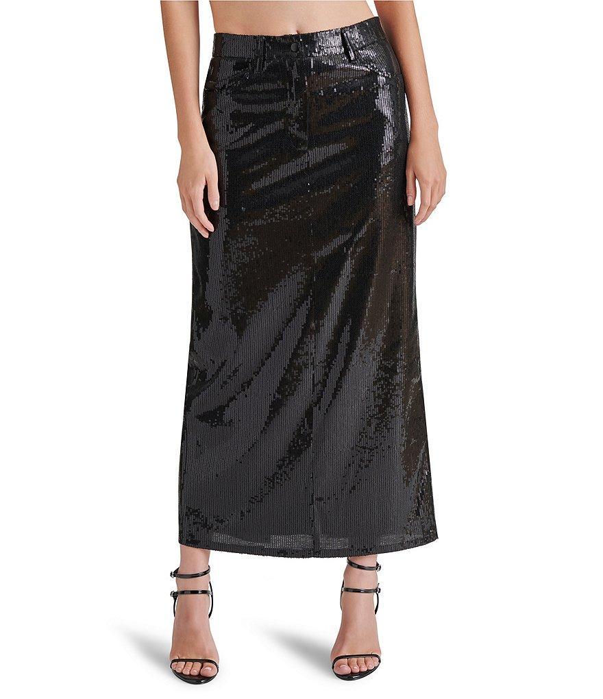 Steve Madden Reid Stretch Sequin Maxi Skirt product image