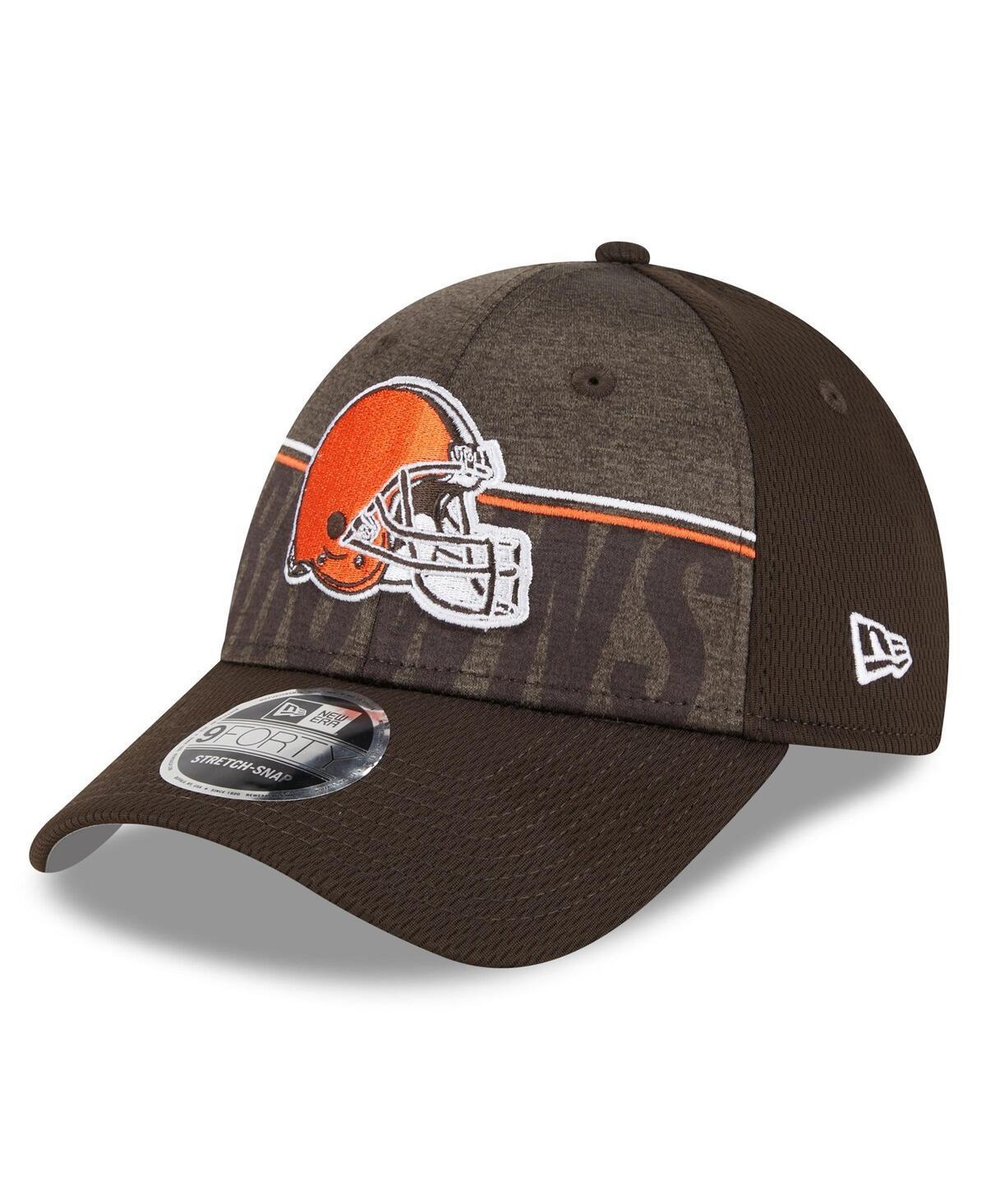 Mens New Era Brown Cleveland Browns 2023 Nfl Training Camp 9FORTY Adjustable Hat Product Image