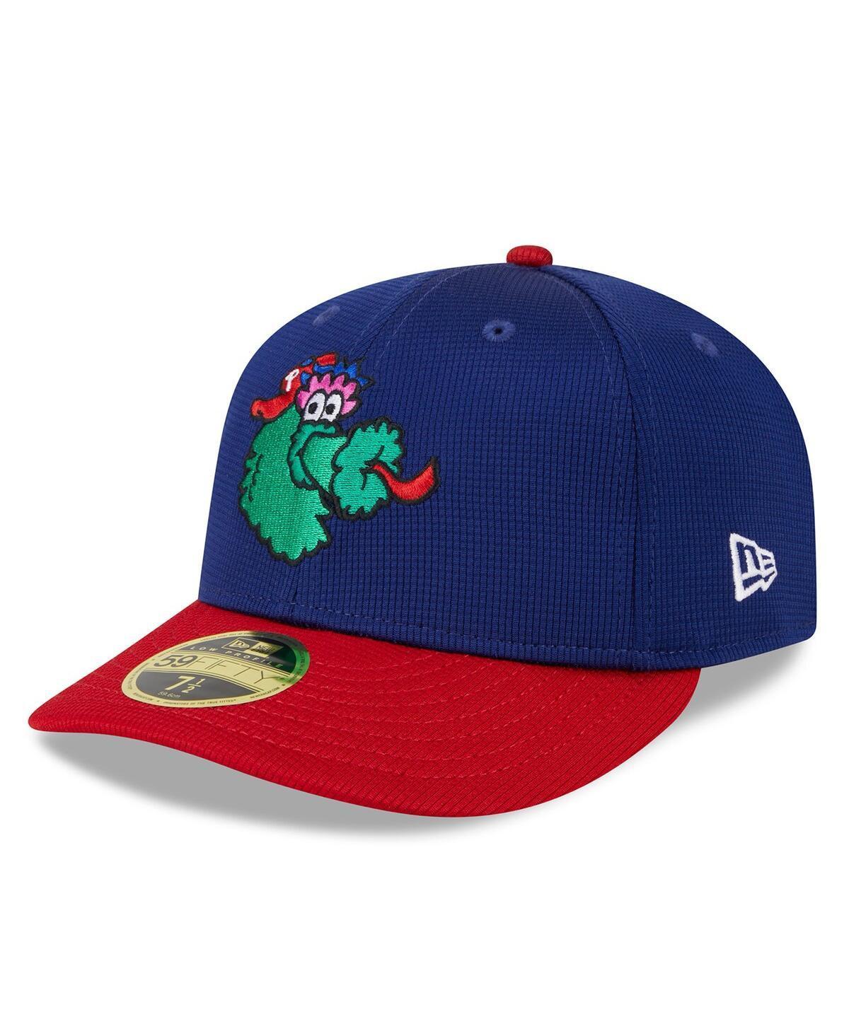 Mens New Era Philadelphia Phillies 2024 Batting Practice Low Profile 59FIFTY Fitted Hat Blue Product Image