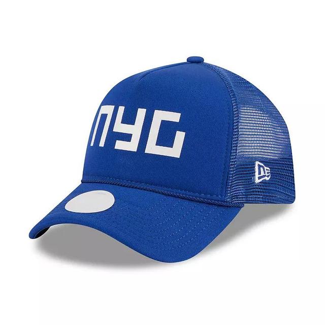 Womens New Era Royal New York Giants McGee Trucker 9FORTY Adjustable Hat Product Image