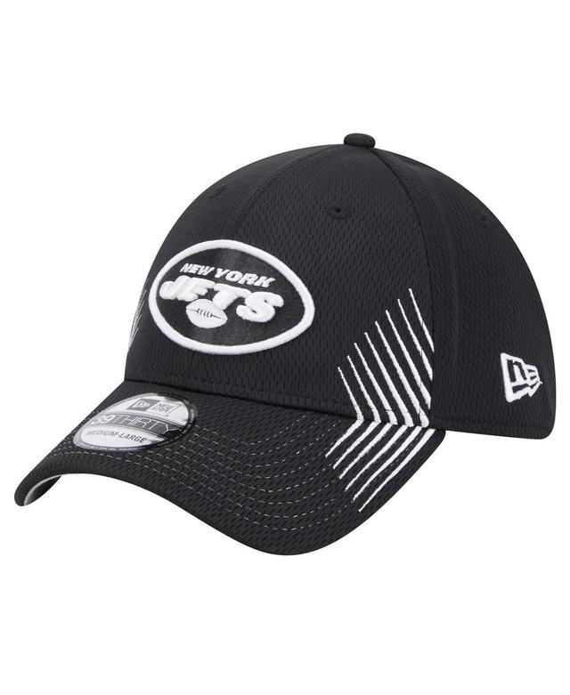 Mens New Era Black New York Jets Active 39THIRTY Flex Hat Product Image