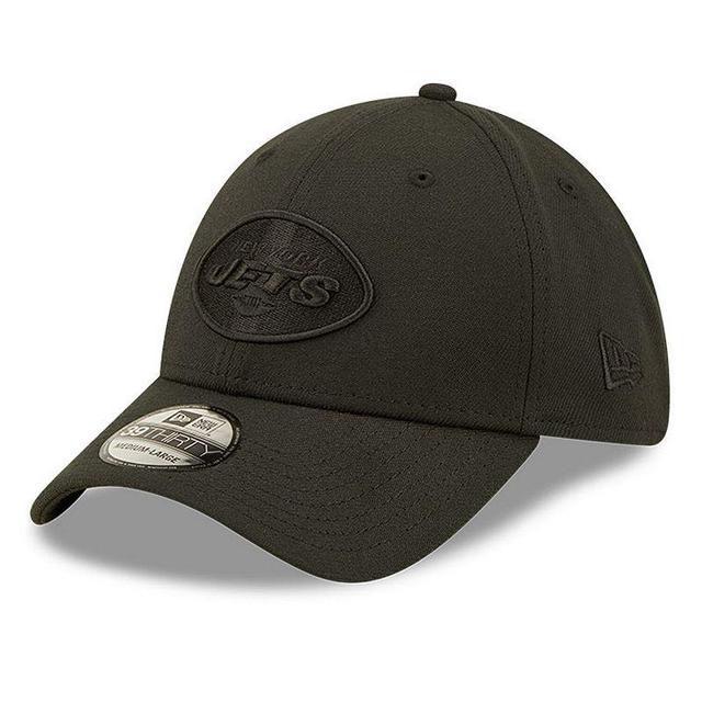 Mens New Era New York Jets Black 39THIRTY Flex Hat Product Image