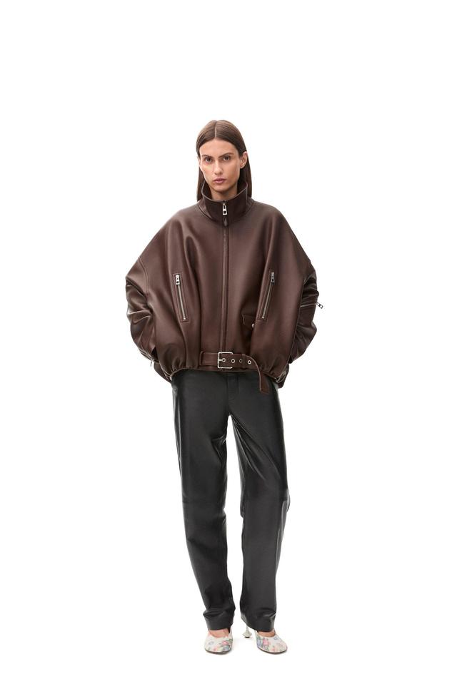 Balloon jacket in nappa lambskin Product Image