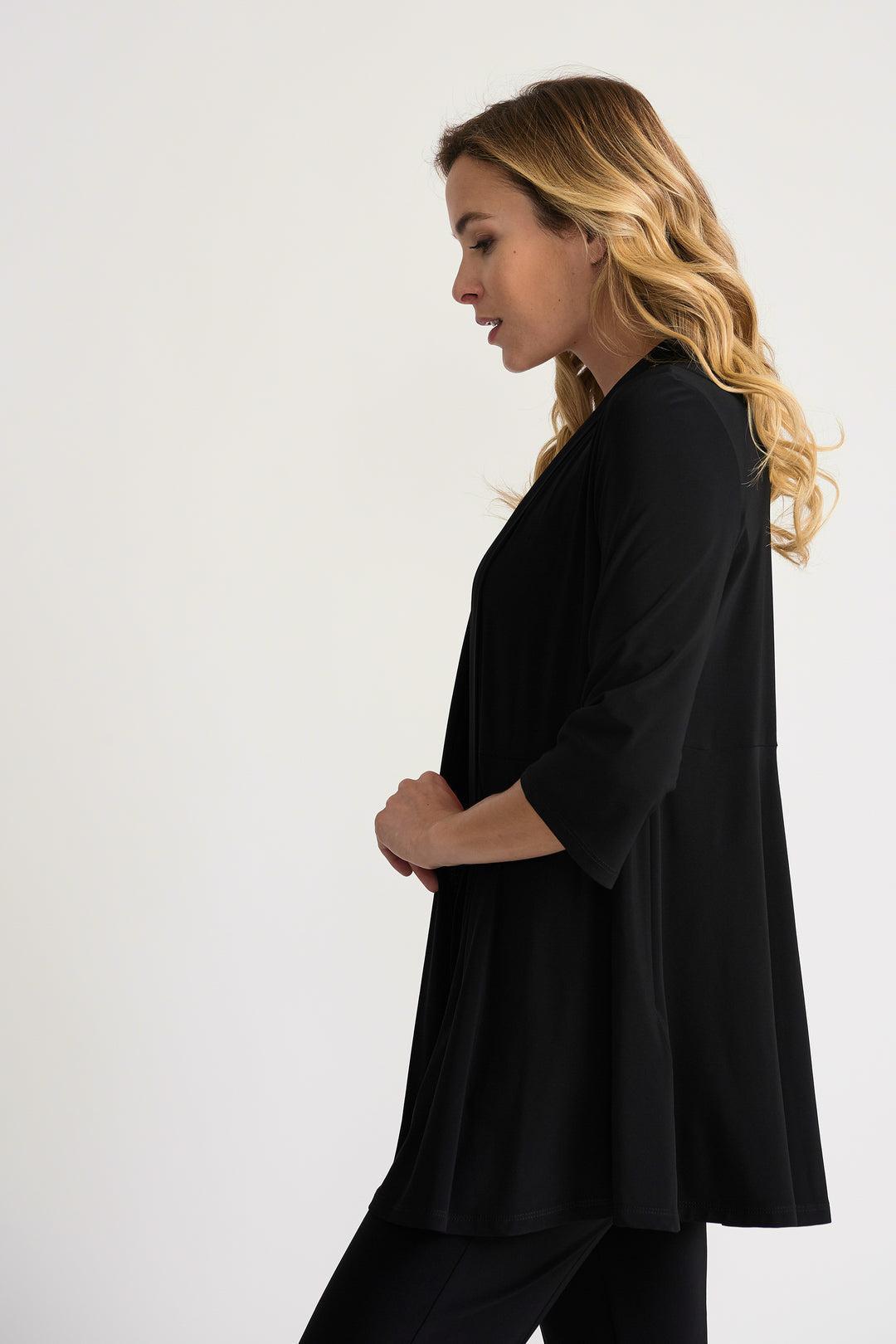 3/4 Sleeve Open Front Cardigan Product Image