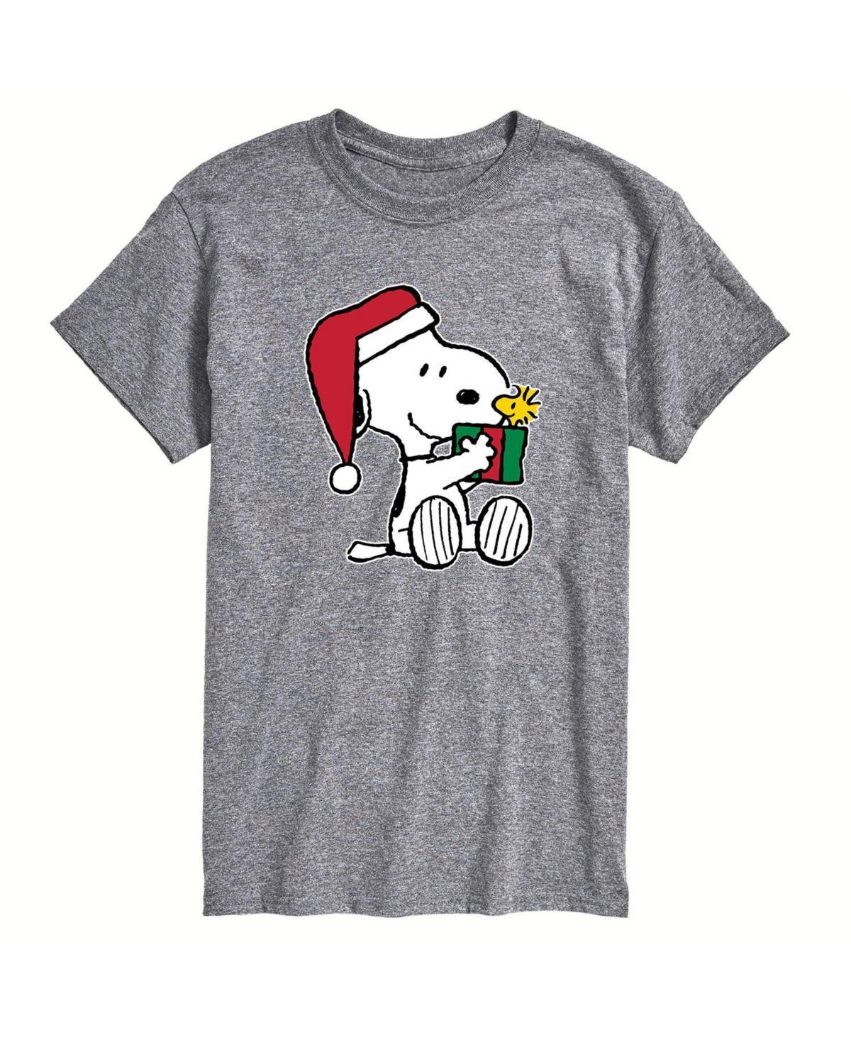 Big & Tall Peanuts Holiday Gift Tee, Mens Product Image