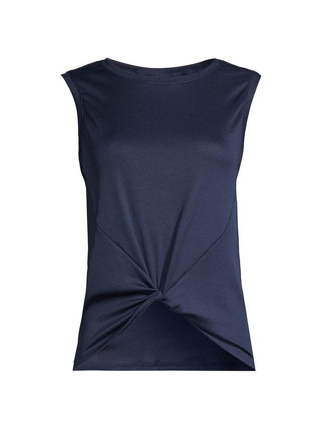 Womens Core Twist Rib-Knit Tennis Tank Product Image