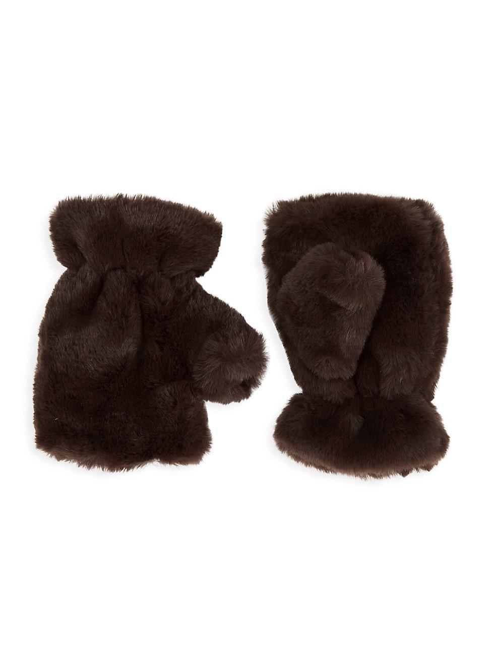 Womens Ariel Faux Fur Fingerless Gloves Product Image