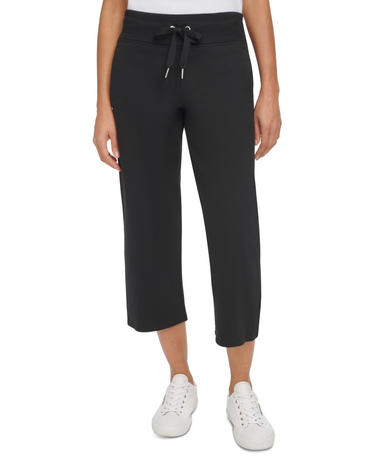 Women's Cropped Drawstring-Waist Pants Product Image