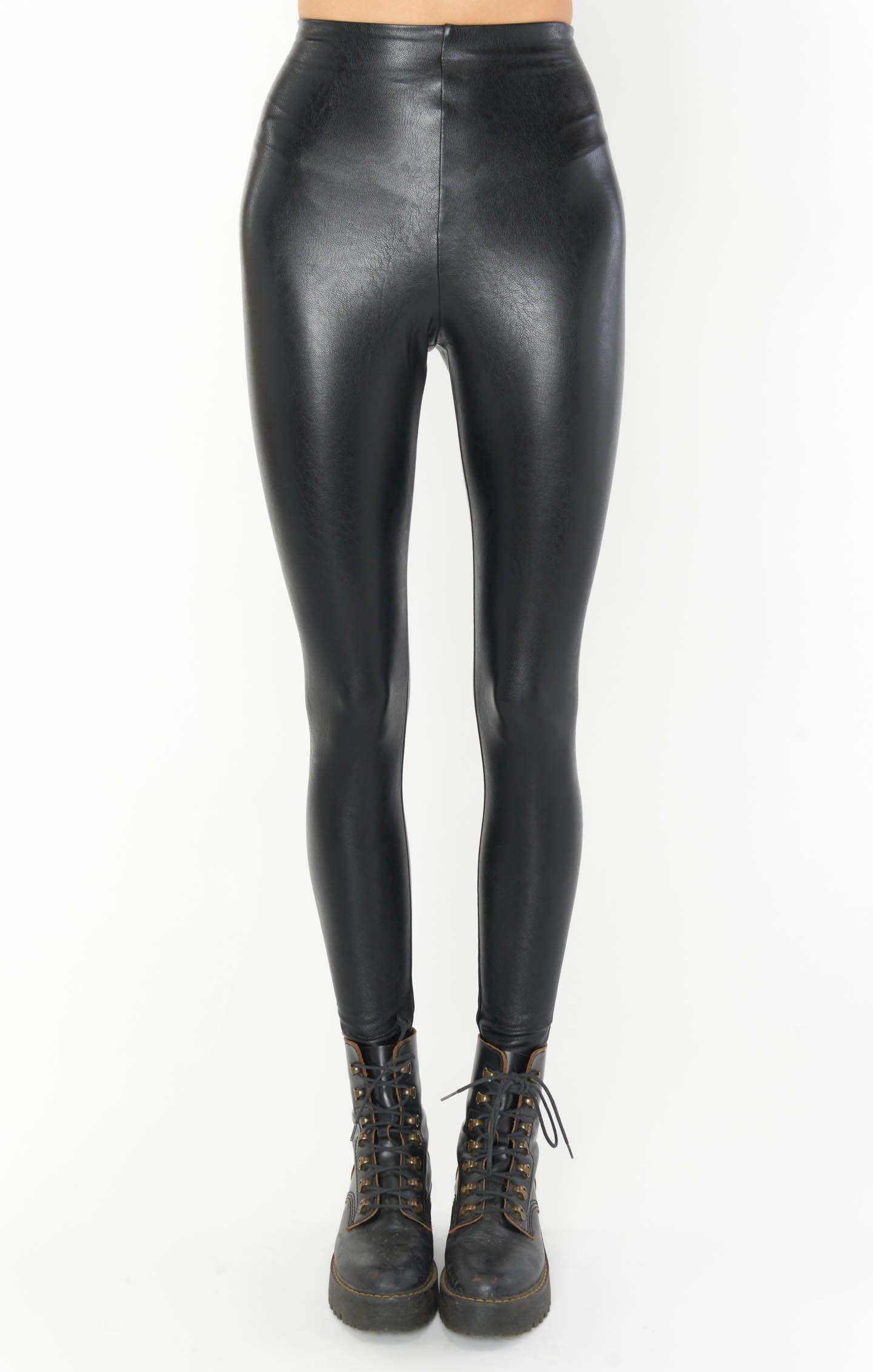 Commando Faux Leather Legging ~ Black Product Image