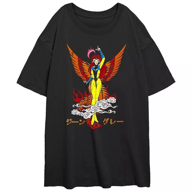 Juniors X-Men Jean Grey Becoming Phoenix Oversized Graphic Tee, Girls Product Image