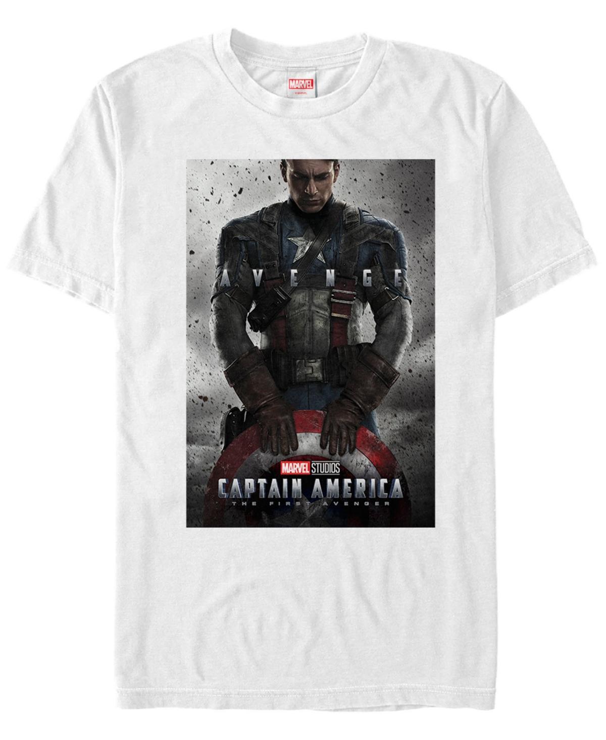 Mens Marvel Studios Captain America The First Avenger Movie Poster Tee Product Image