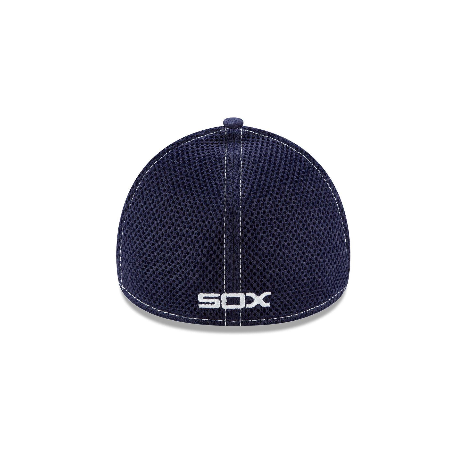 Chicago White Sox NEO Navy 39THIRTY Stretch Fit Hat Male Product Image