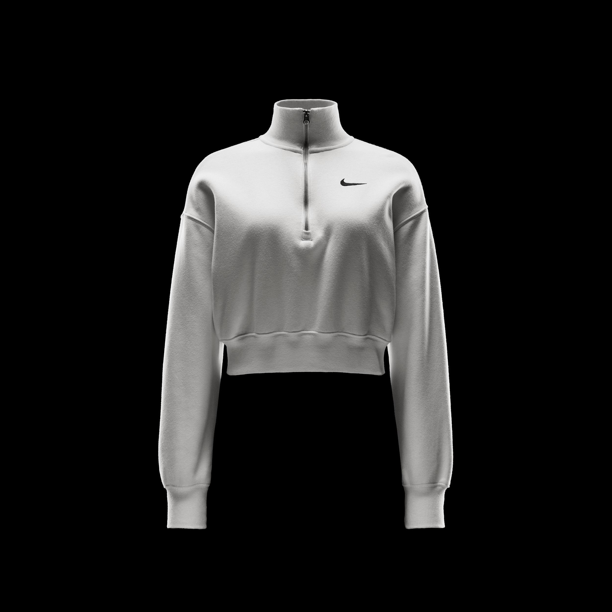 Women's Nike Sportswear Phoenix Fleece 1/2-Zip Cropped Sweatshirt Product Image