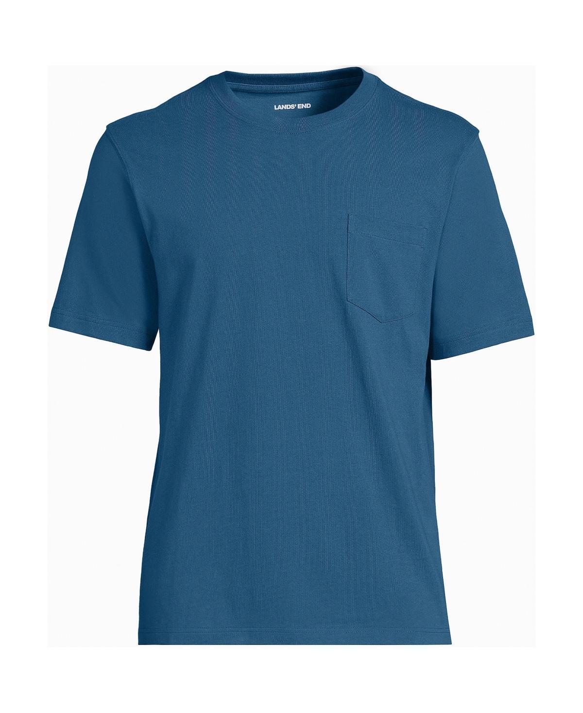 Lands End Mens Super-t Short Sleeve T-Shirt with Pocket Product Image