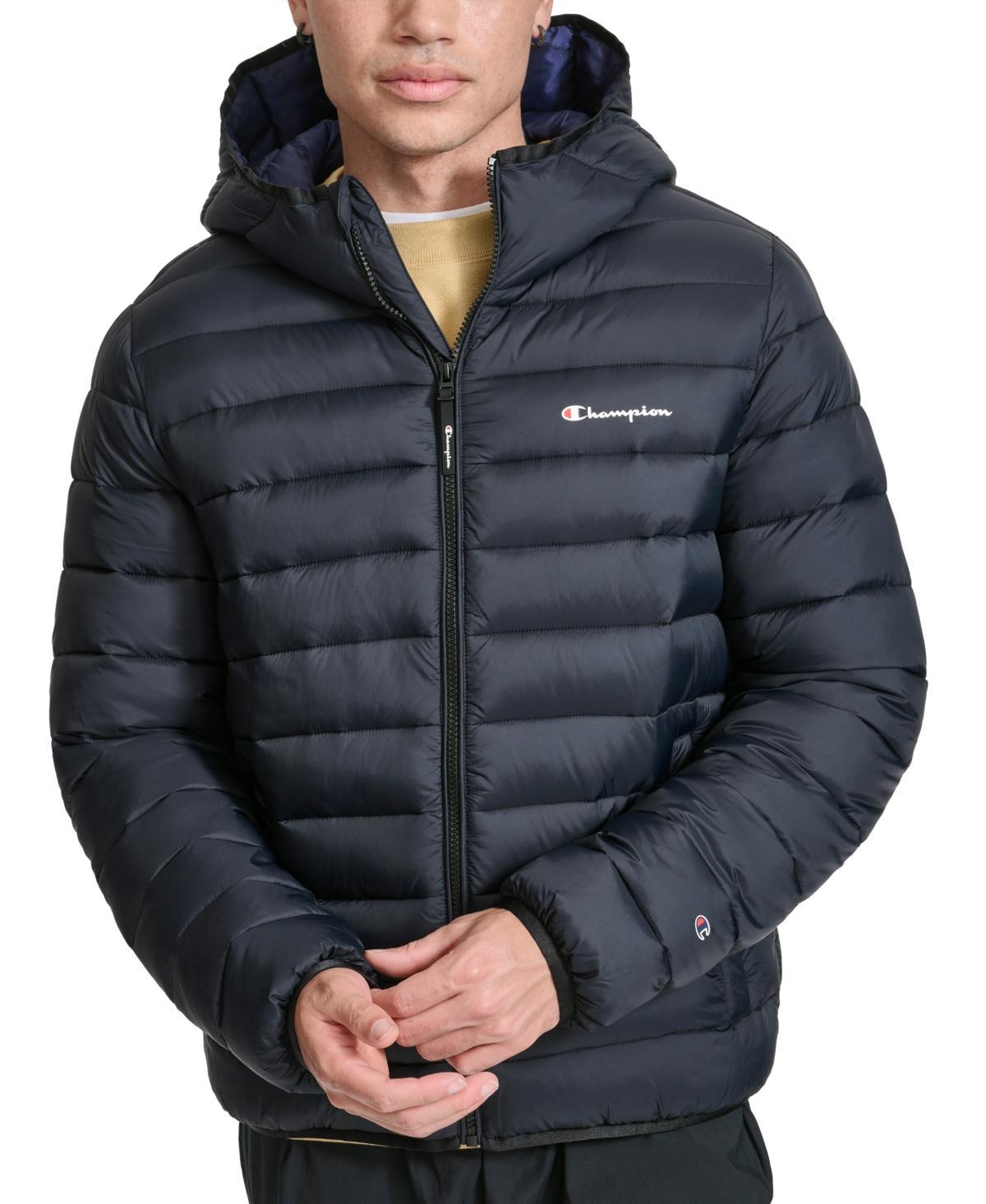 Champion Mens Performance Quilted Hooded Jacket Product Image