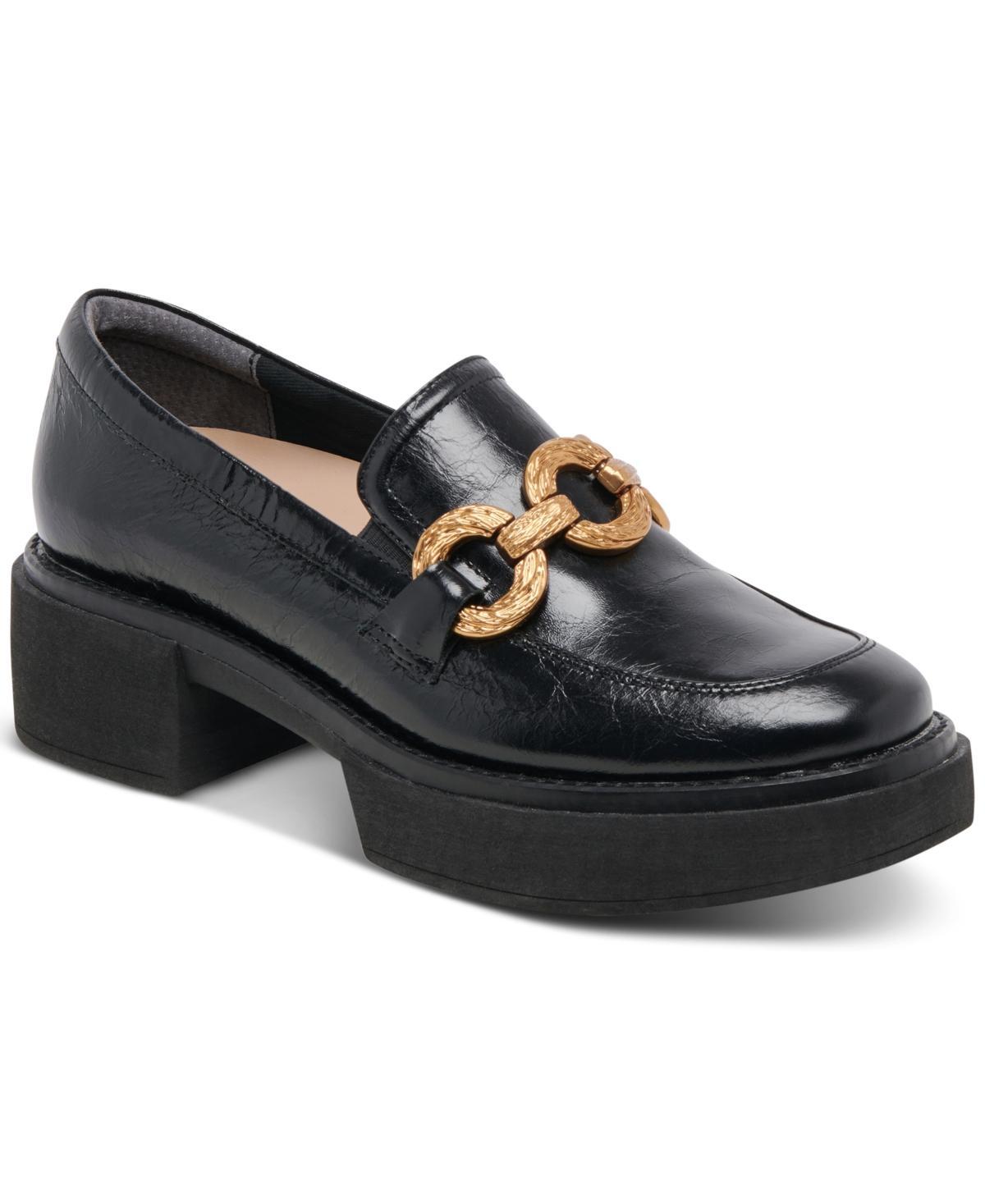 Dolce Vita Womens Sheena Platform Chain Bit Loafers Product Image