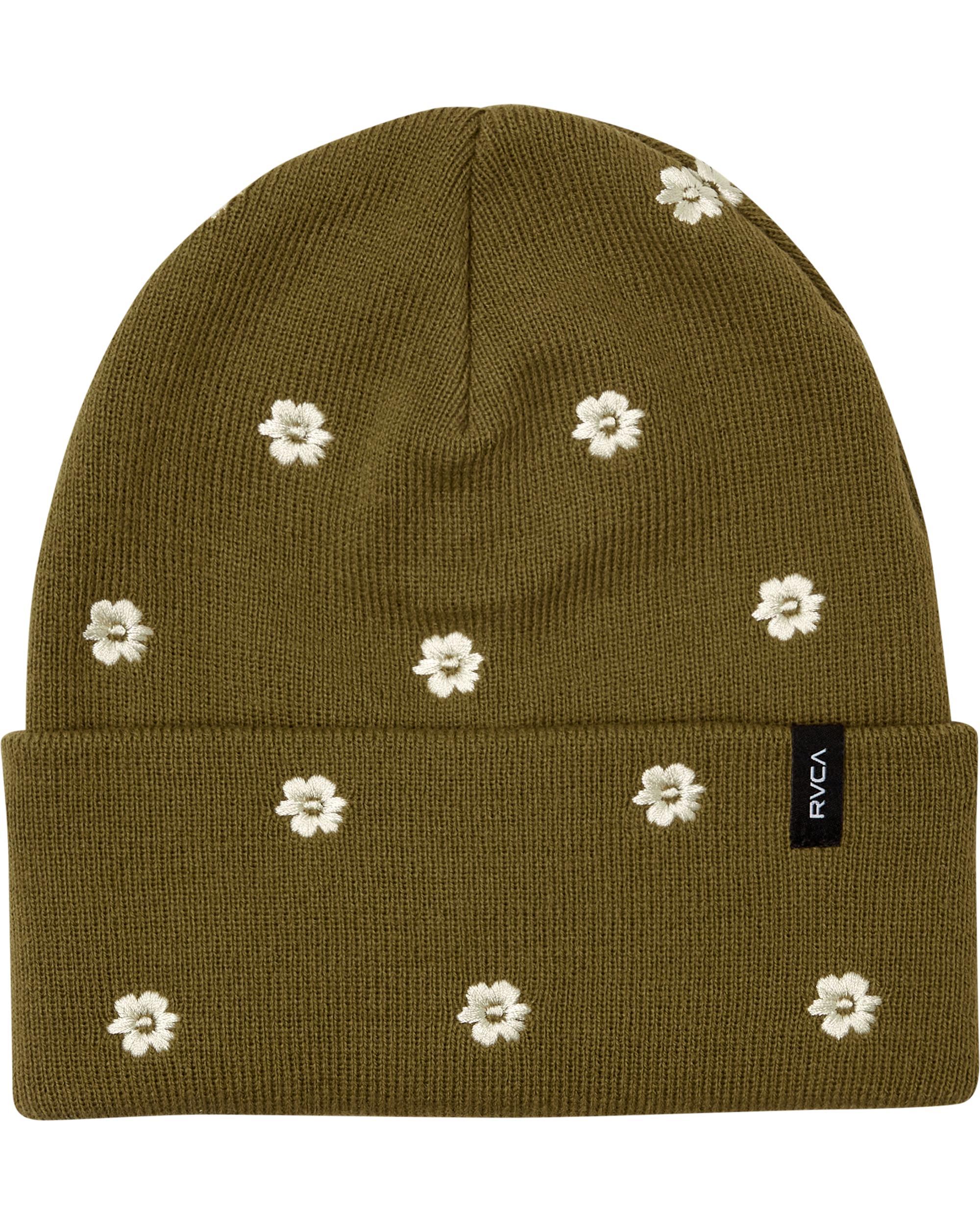 Embroidered Essential Beanie - Ermine Product Image