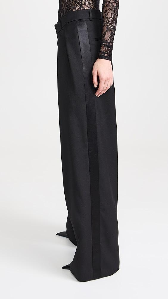 WARDROBE.NYC Low Rise Tuxedo Trouser | Shopbop Product Image