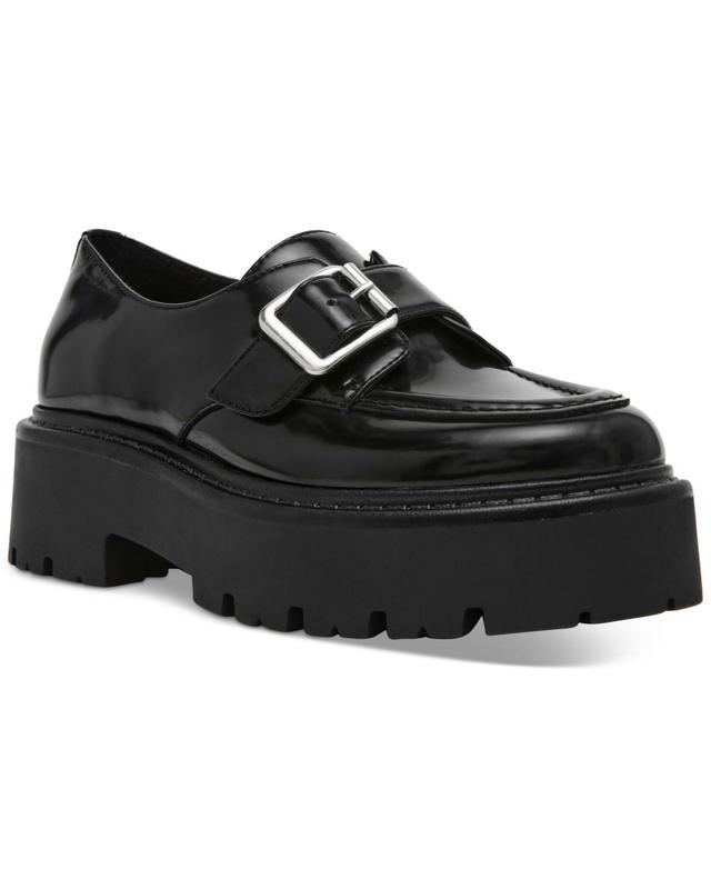 Steve Madden Womens Osta Platform Monk Strap Loafers Product Image