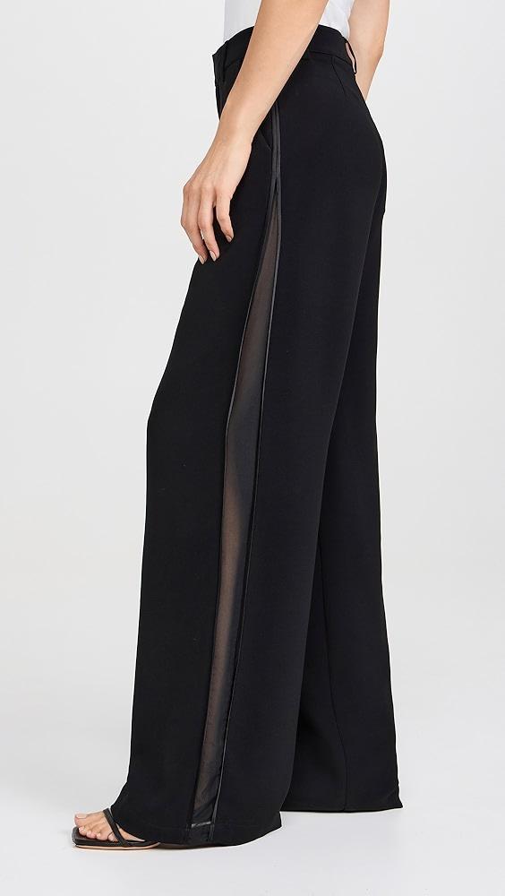 La Ligne Pleated Trousers With GGT Side Stripe | Shopbop Product Image