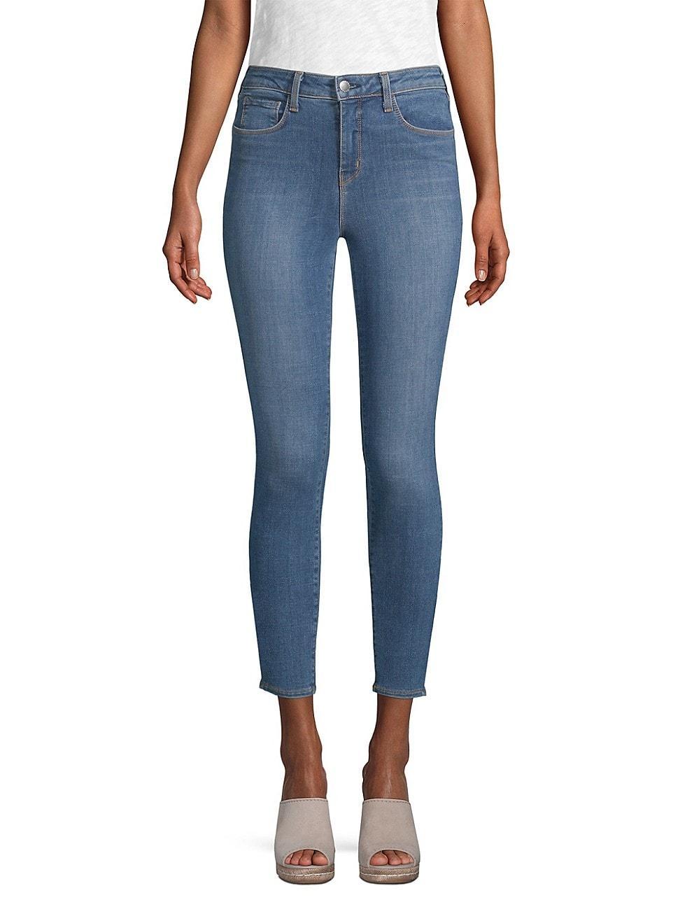 LAgence Margot High-Rise Skinny Jeans in Light Vintage Product Image