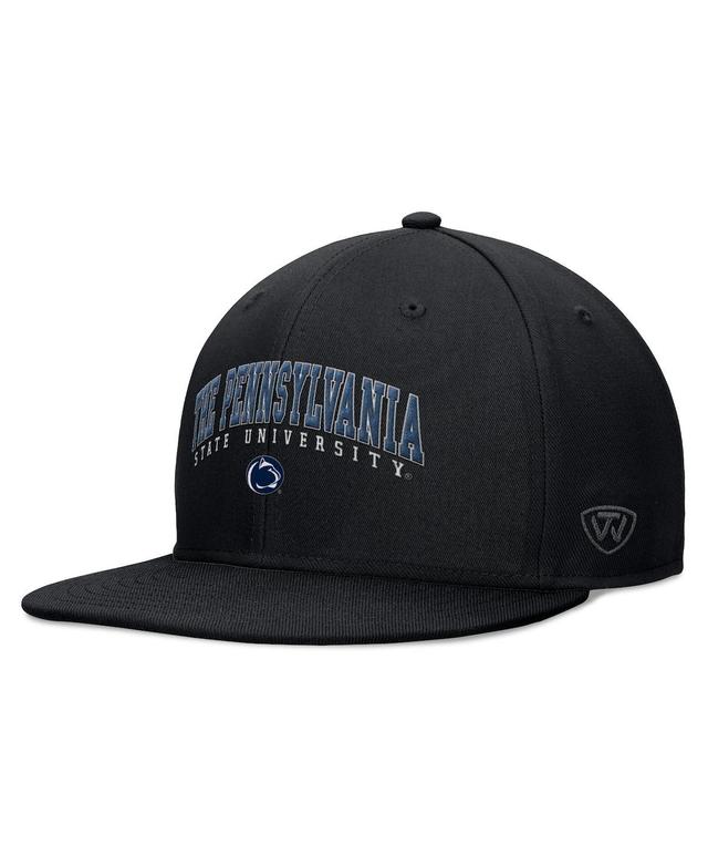 Top of the World Mens Black Penn State Nittany Lions Bullpen Snapback Hat Product Image