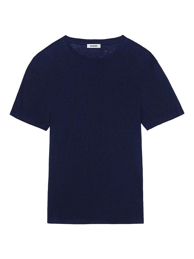 Mens Linen T-Shirt Product Image