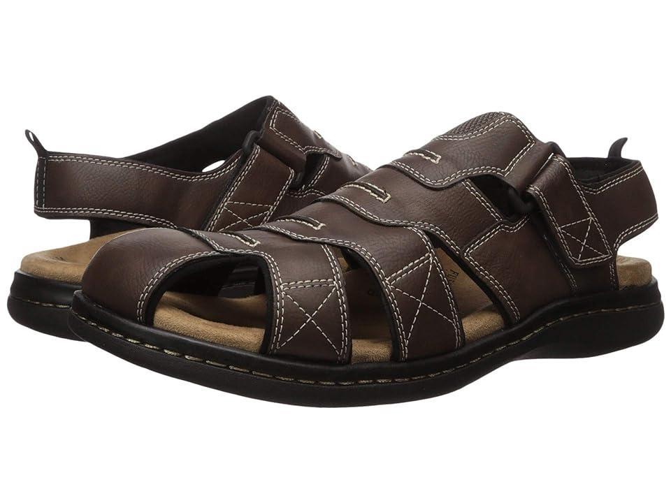 Dockers Searose Outdoor Mens Fisherman Sandals Brown Product Image