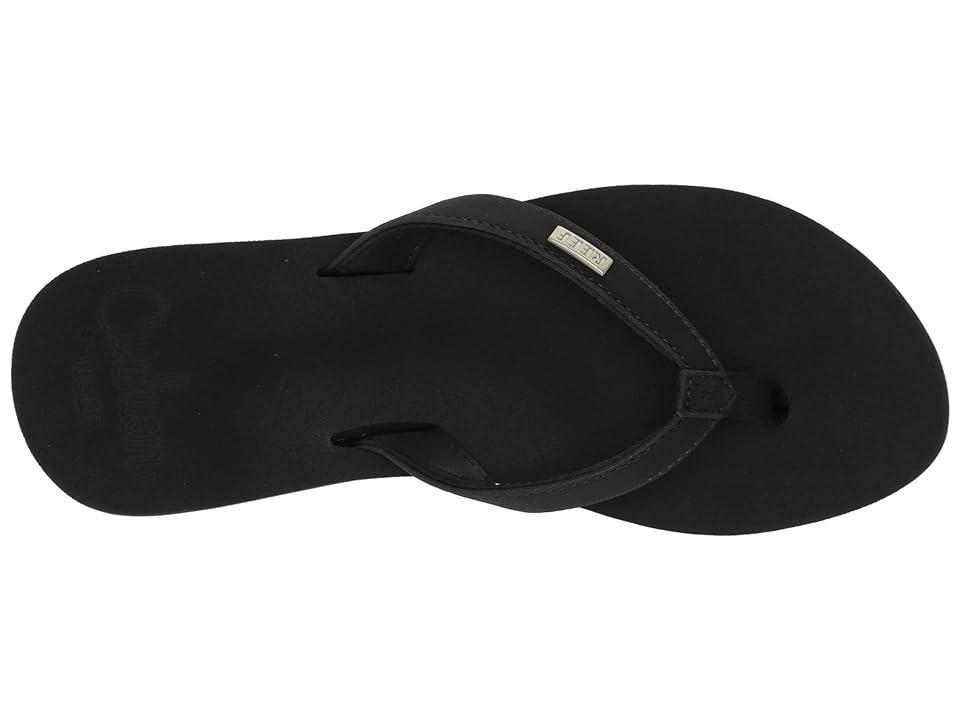 Reef Womens Cushion Luna Sandals Black Product Image