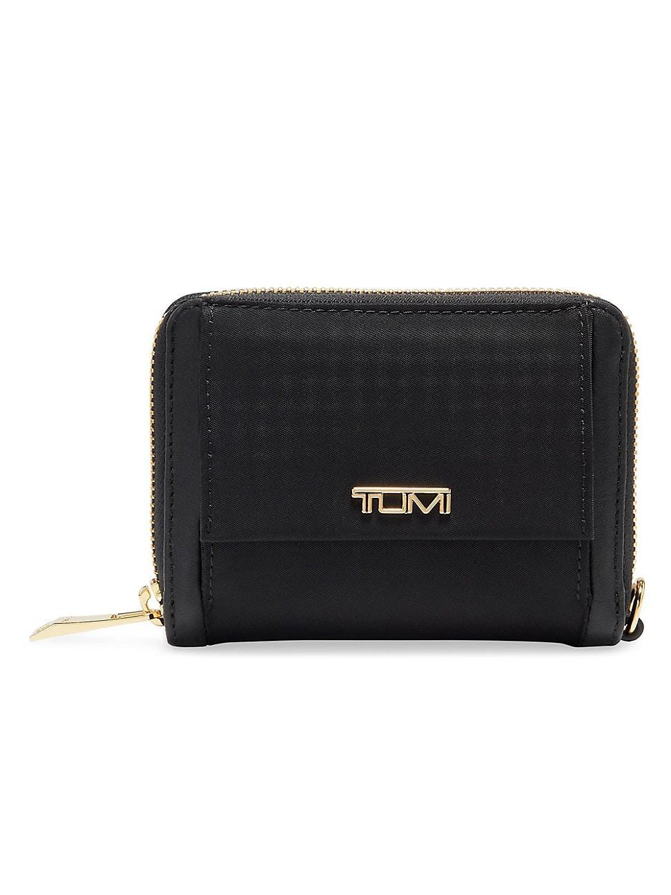 Tumi Voyageur Trifold Zip-Around (Black Wallet Product Image