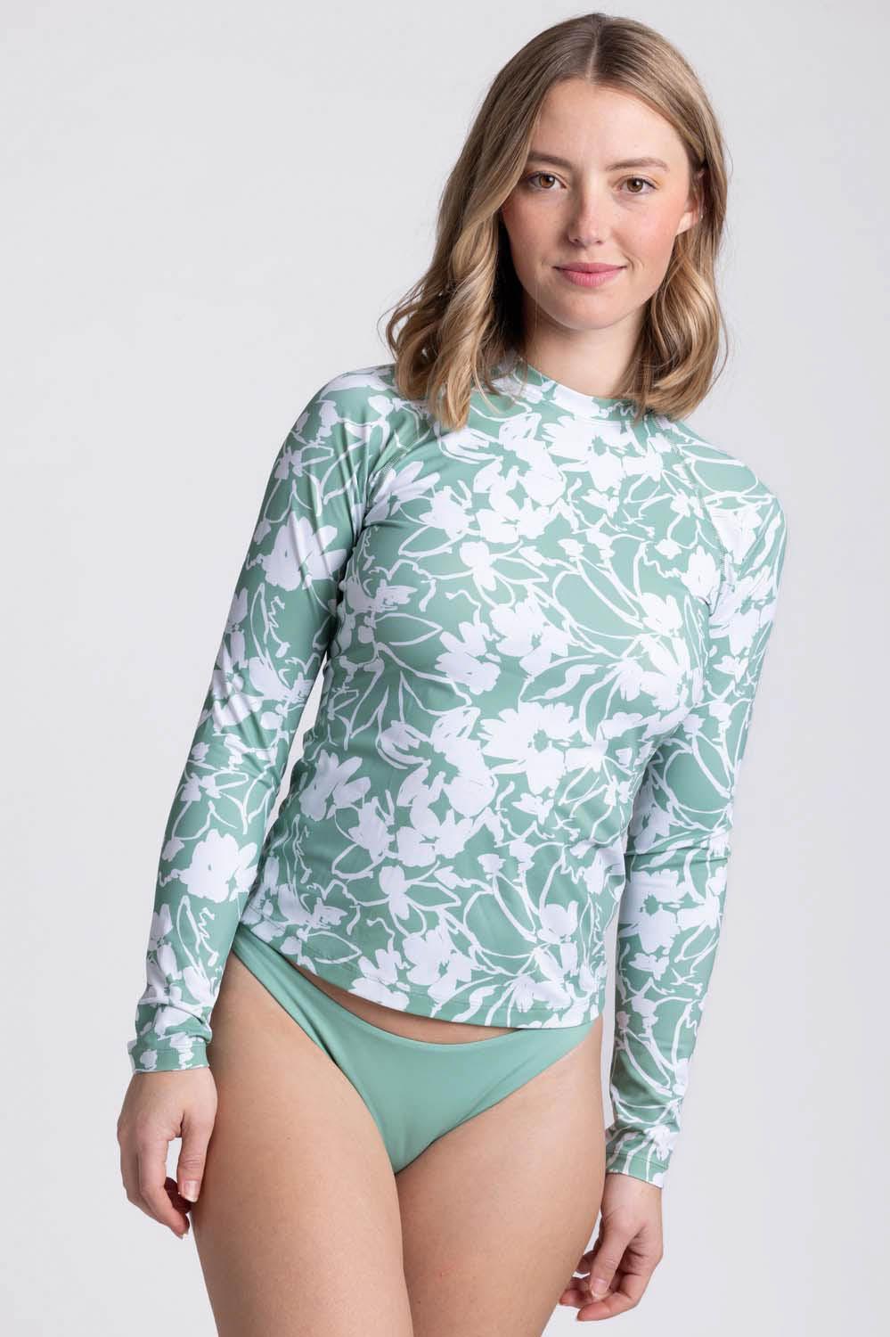 Noonan Long Sleeved Rashie - Floriana Female Product Image