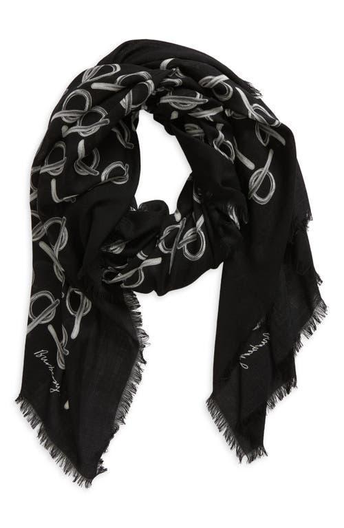 Womens B Hardware Wool Scarf Product Image