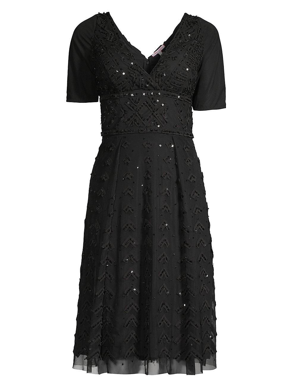 Womens Valentina Sequin Dress Product Image