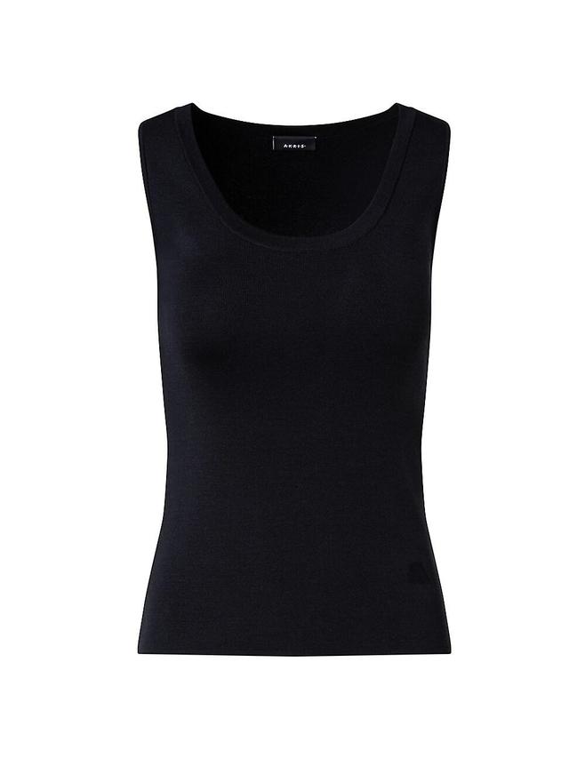 Akris Stretch Silk Tank Top Product Image