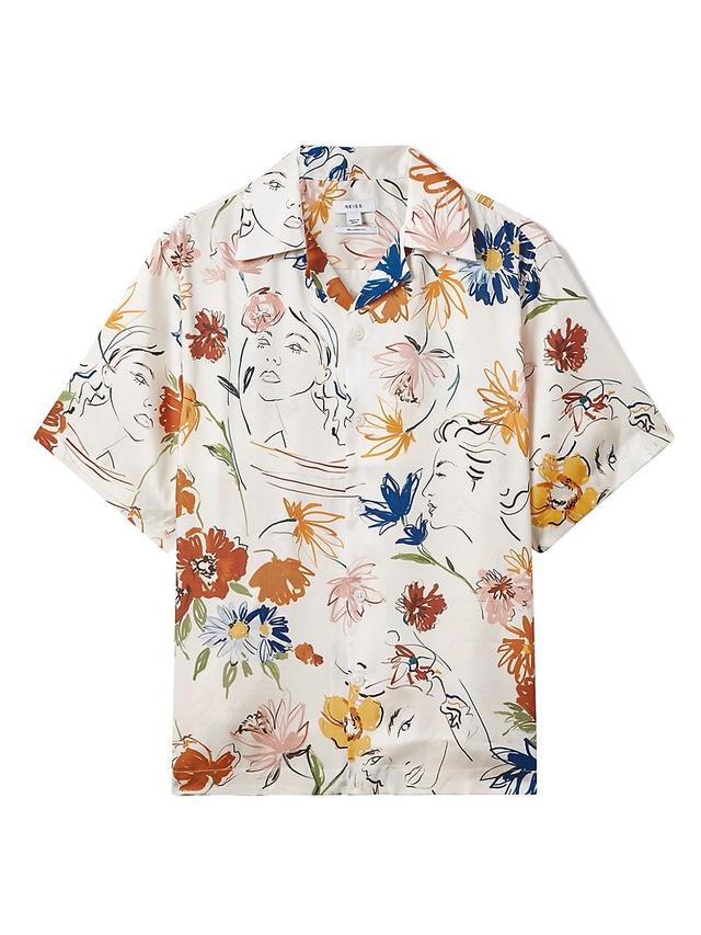 Mens Serra Graphic Camp Shirt Product Image